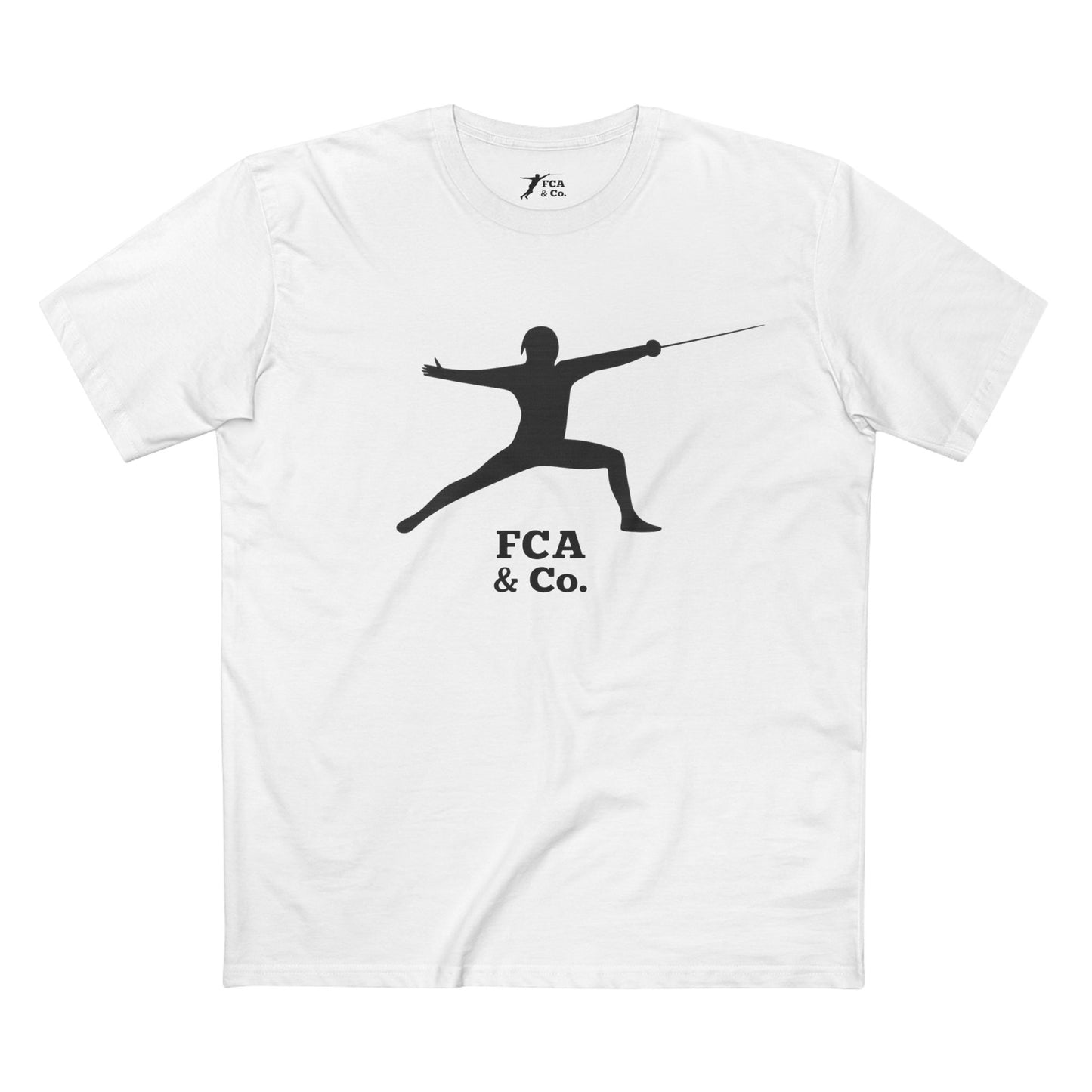 FCA & Co. Classic Fencer Silhouette T-Shirt - AS Colour 5001