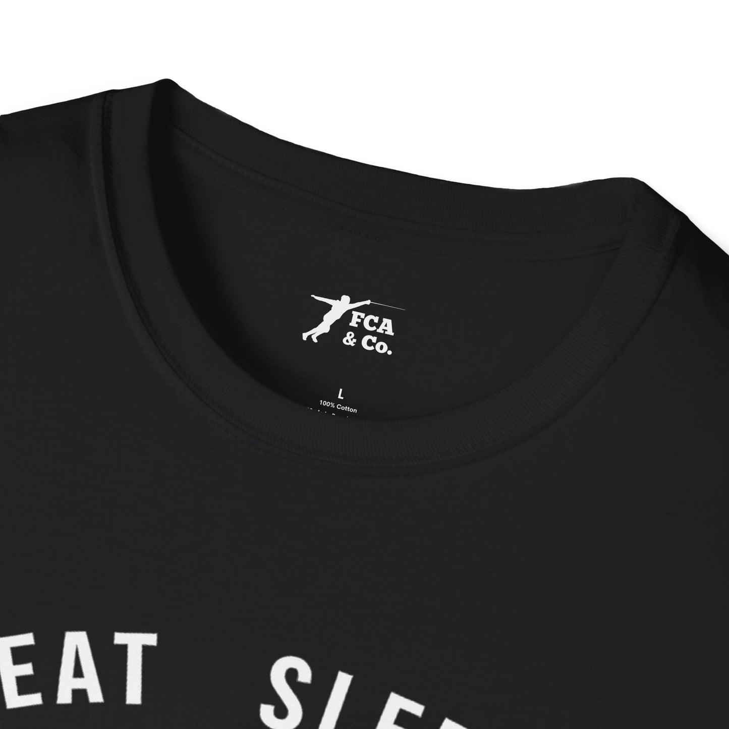 Eat Sleep Fencing Repeat T-Shirt 2