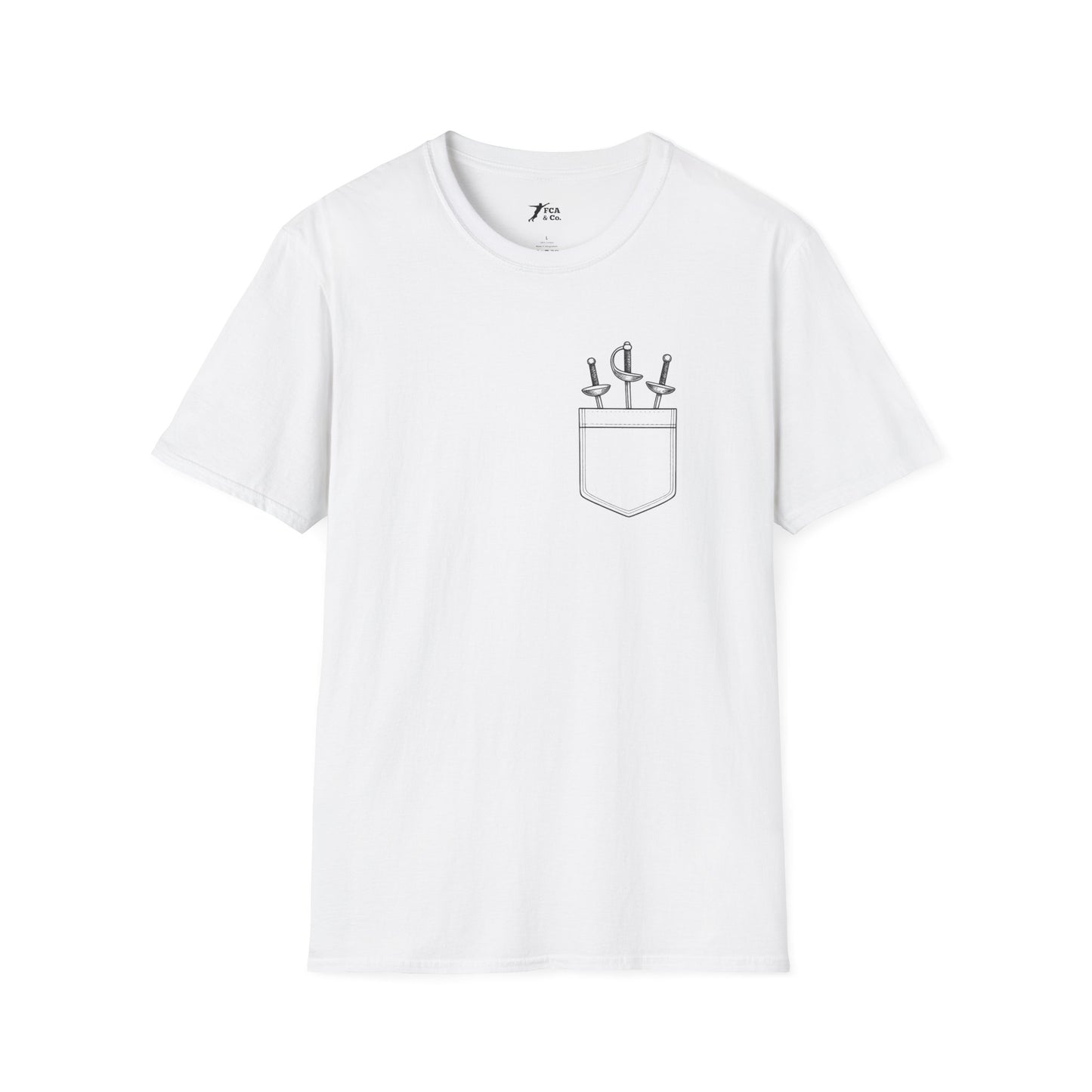 Minimalist Fencing Pocket Weapons T-Shirt