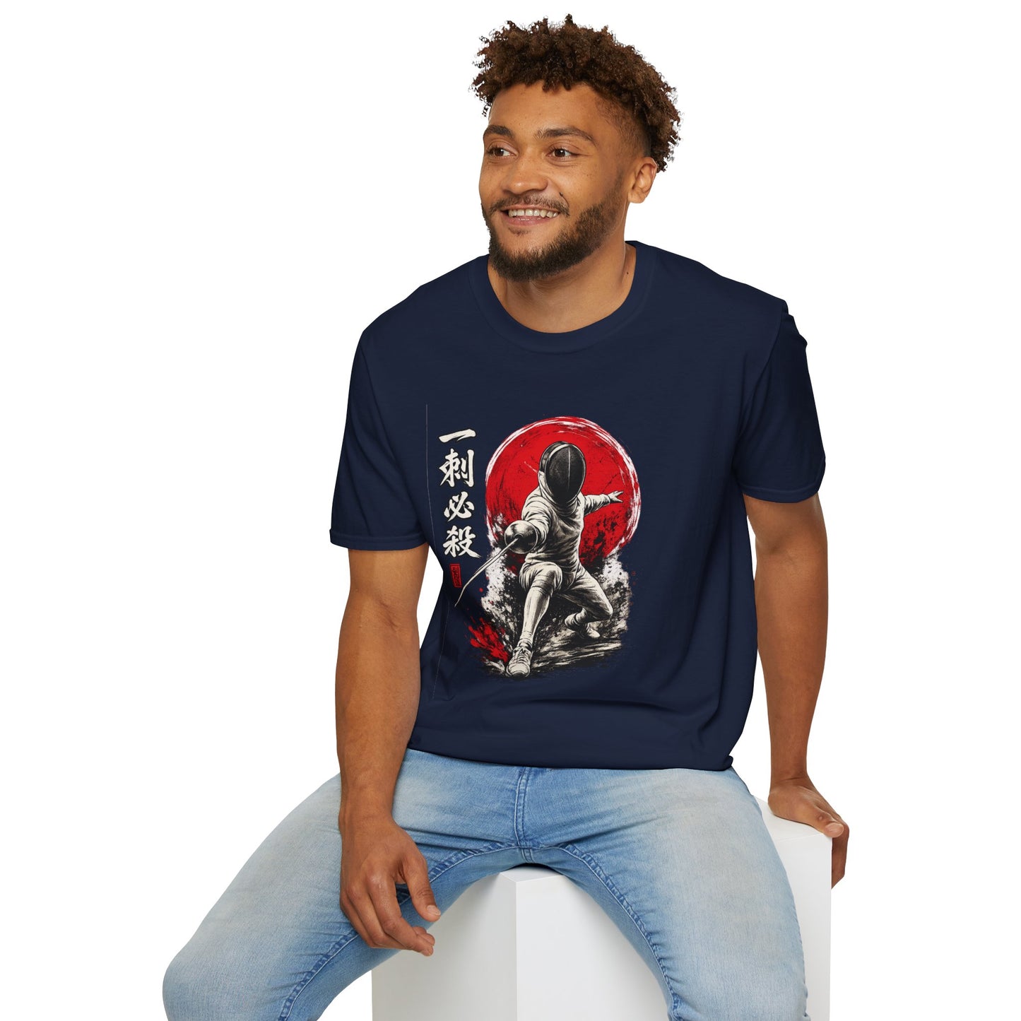 Traditional Japanese Fencer T-Shirt 1