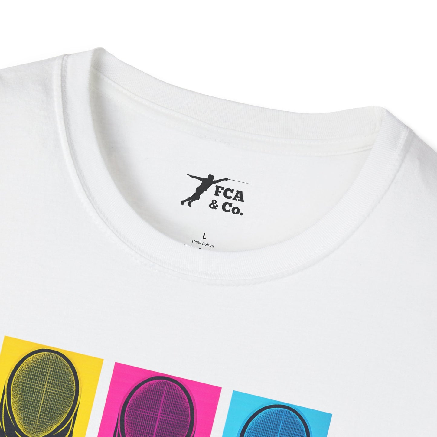 Retro Fencing Mask Graphic T-Shirt