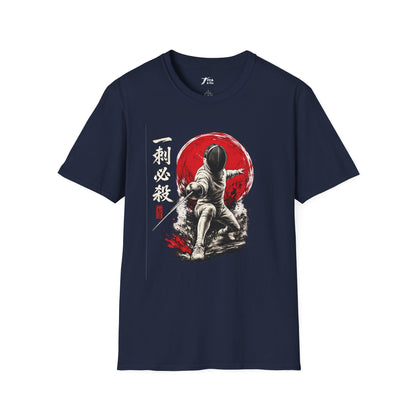 Traditional Japanese Fencer T-Shirt 1