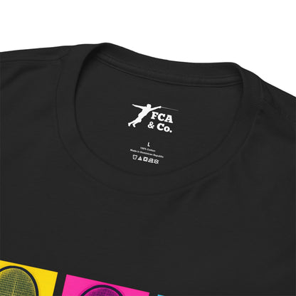 Colorful Retro Graphic T‑Shirt black Gildan 5000