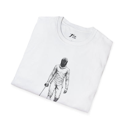 Fencer Walking — Minimalist Fencing T-Shirt