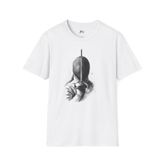 Minimalist Black Mask Illustration T-Shirt