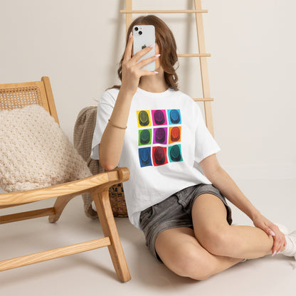 Colorful Retro Graphic T‑Shirt Gildan 5000