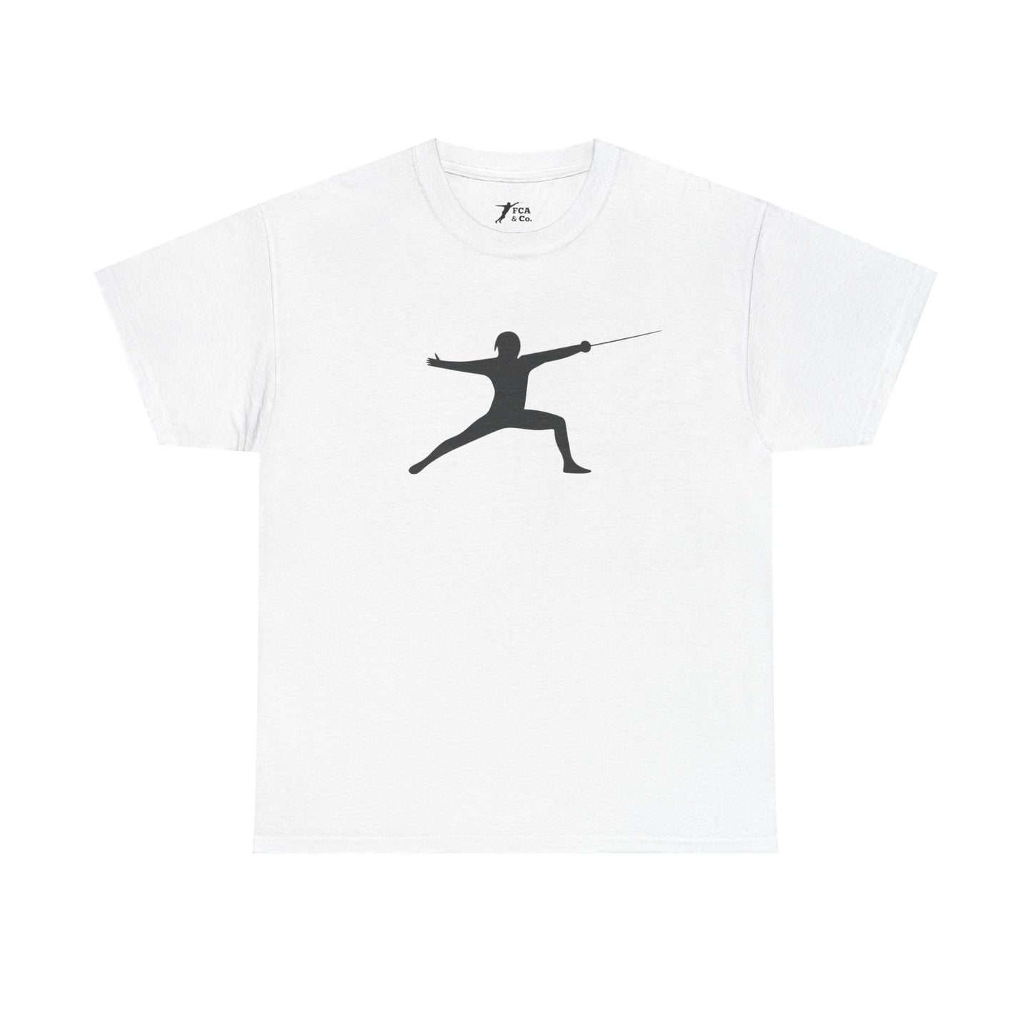 Classic Fencer Silhouette T-Shirt — Gildan 5000