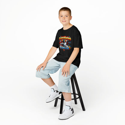 Kids T-Shirt: Superhero Fencer Graphic Tee