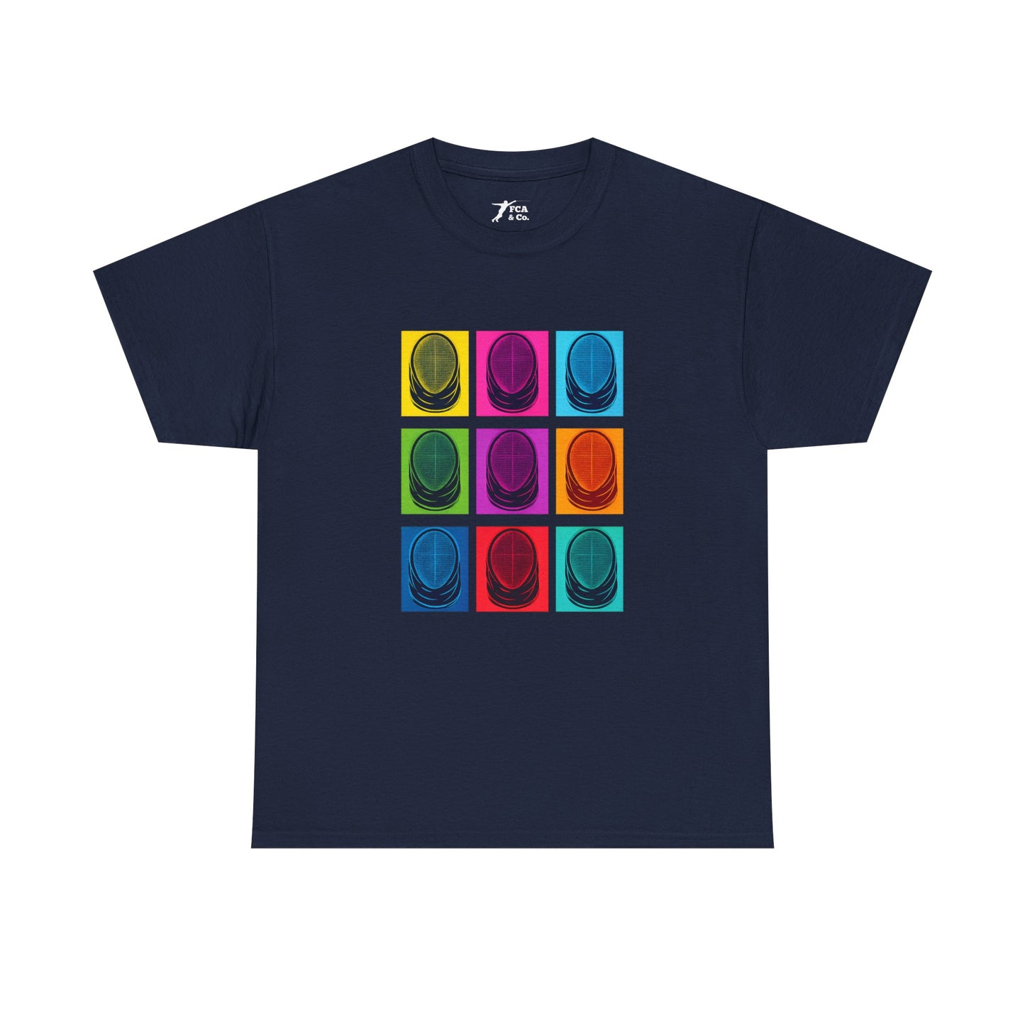 Colorful Retro Graphic T‑Shirt black Gildan 5000