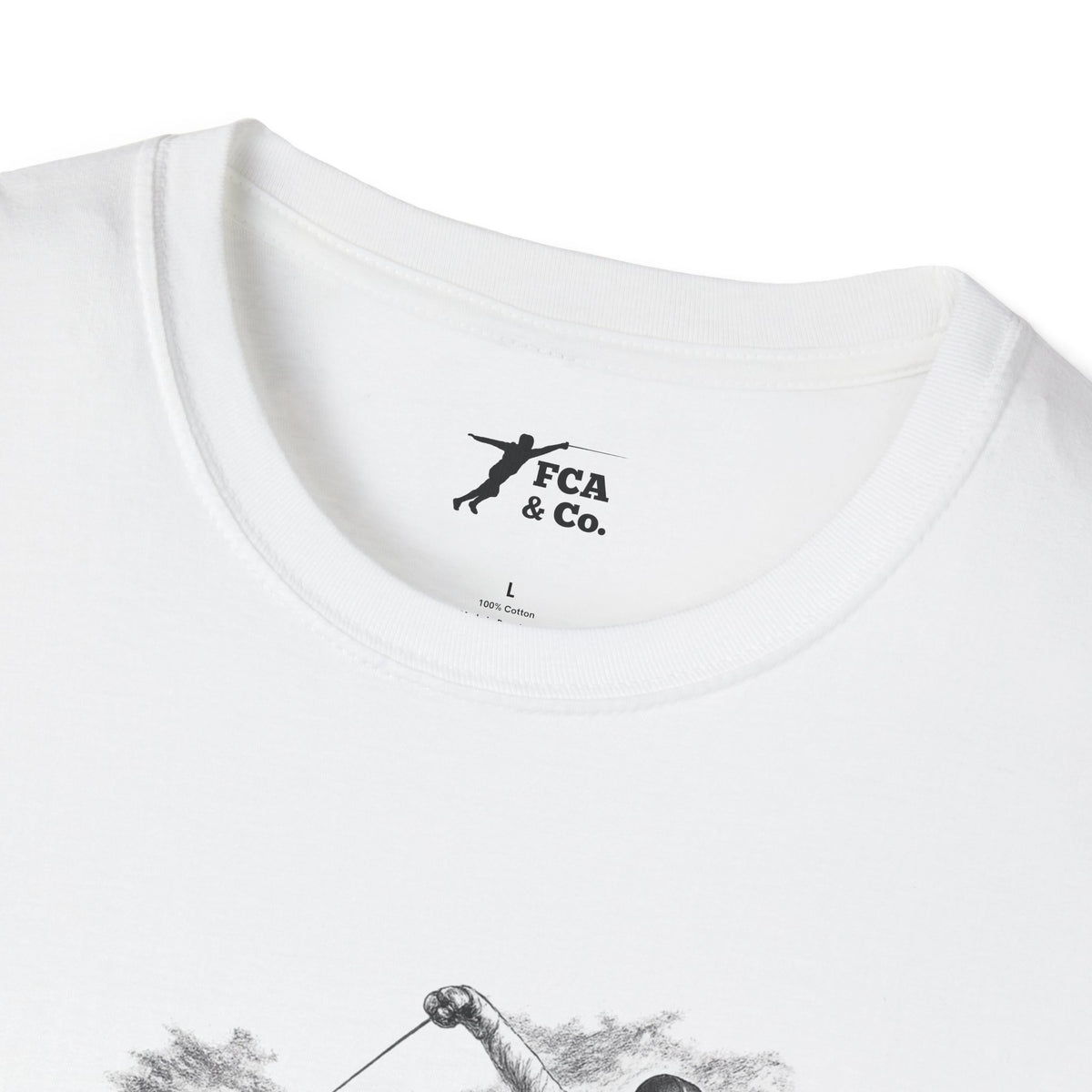 Fencing Ballet Large Sketch T-Shirt