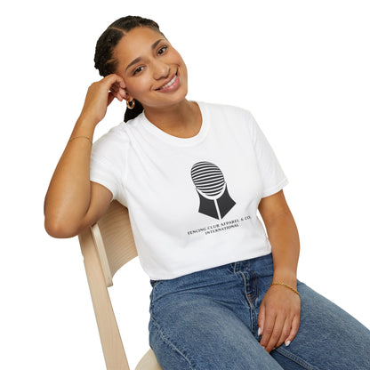 Fencing-inspired Abstract Mask T-Shirt