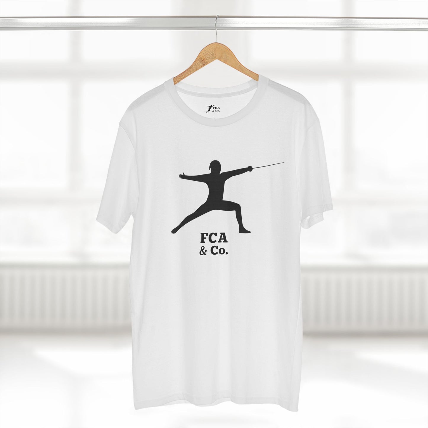FCA & Co. Classic Fencer Silhouette T-Shirt - AS Colour 5001