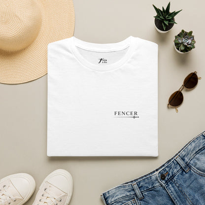 Fencer Minimalist T‑Shirt — Chest Logo